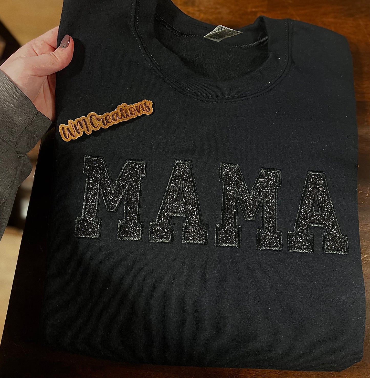 Embroidered Mama Sweatshirt, Currently unavailable for machine maintenance)