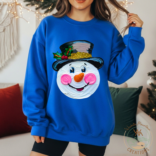 Painted Snowman