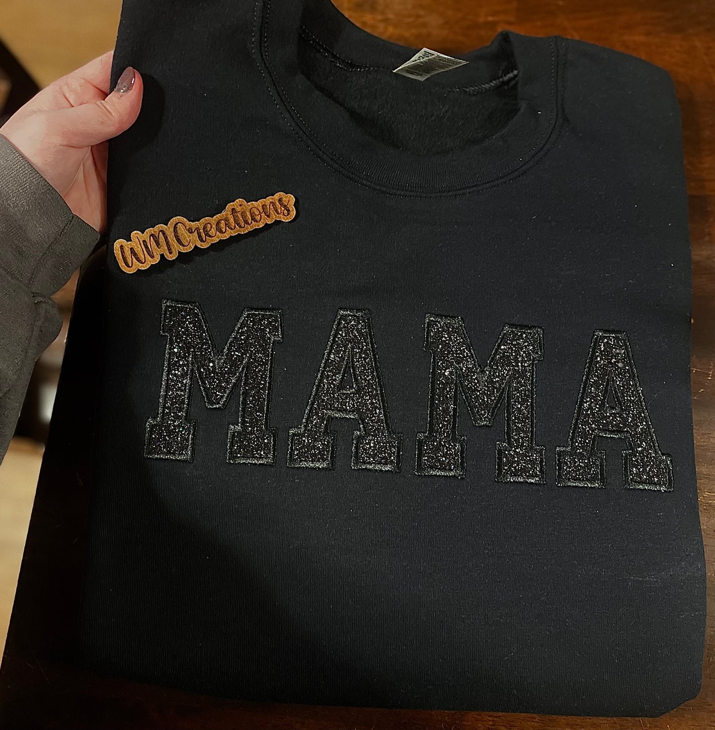 Embroidered Mama Sweatshirt