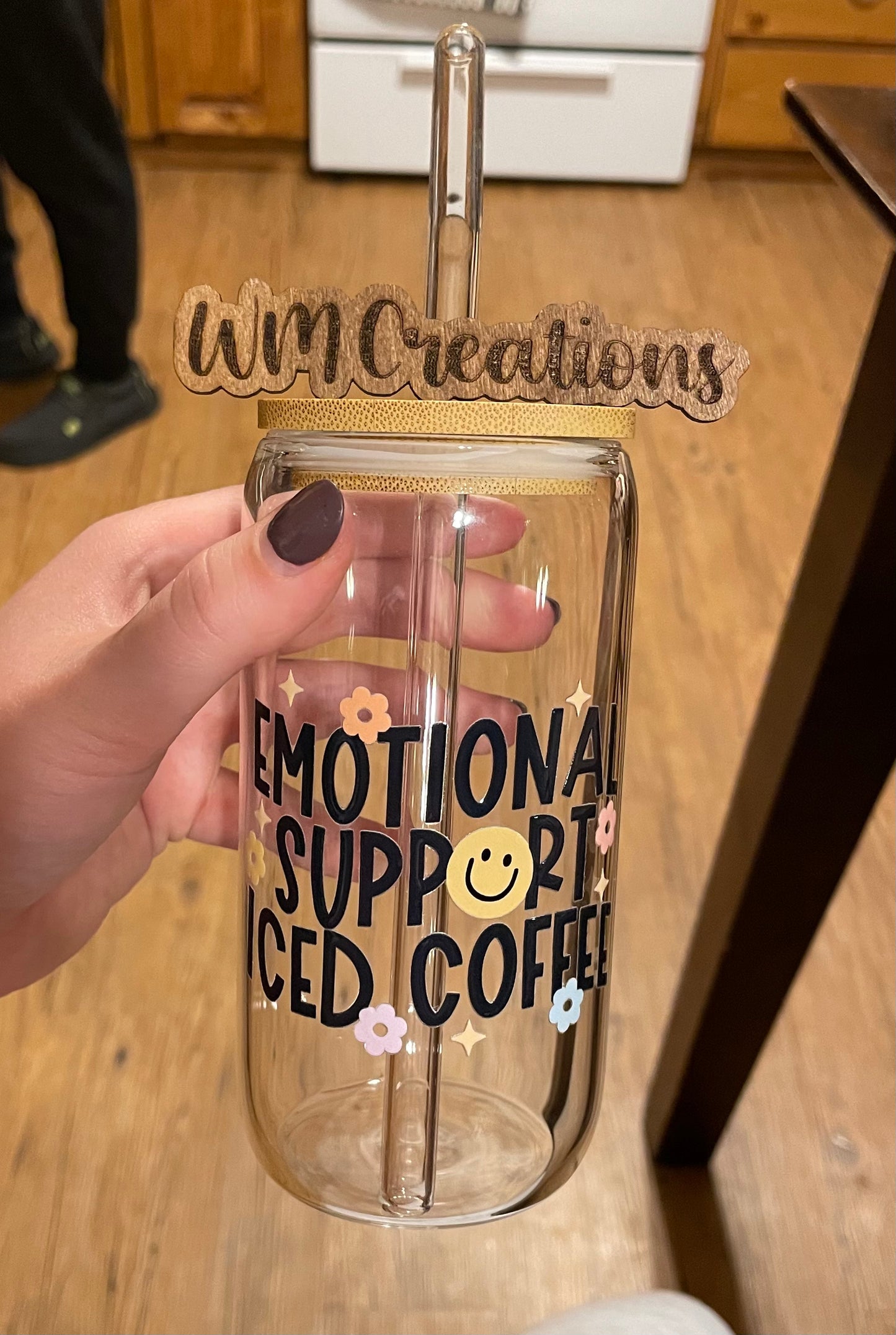 Emotional Support Coffee Libbey Glass