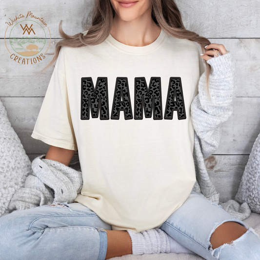 Faux Embroidery - Mama