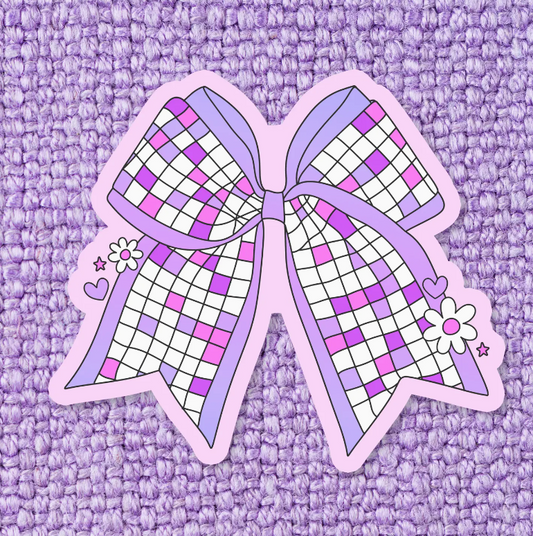 Disco Coquette Bow (Glitter)