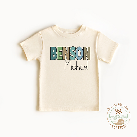 Boys CUSTOM Name Tee