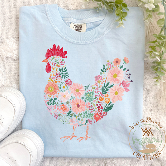 Floral Chicken