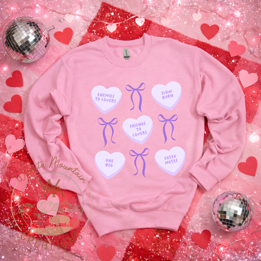 Bookish Conversation Hearts