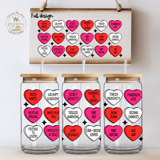 Book Trope Conversation Hearts