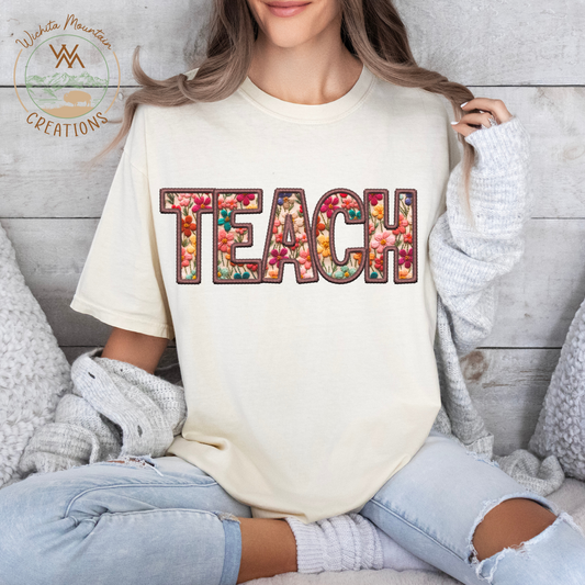 Faux Embroidery Teach