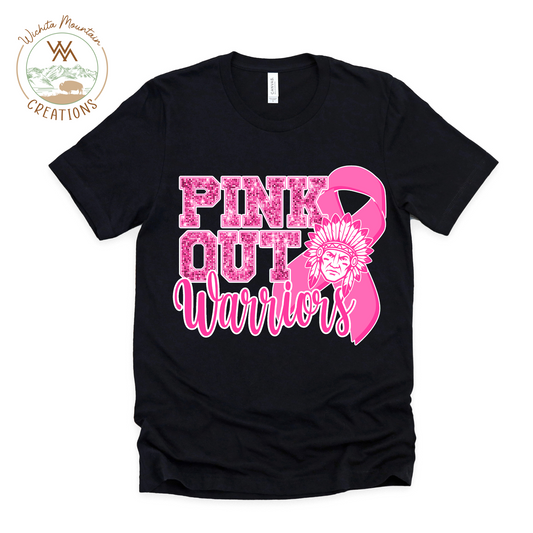 Pink out Warriors Youth Sweatshirt